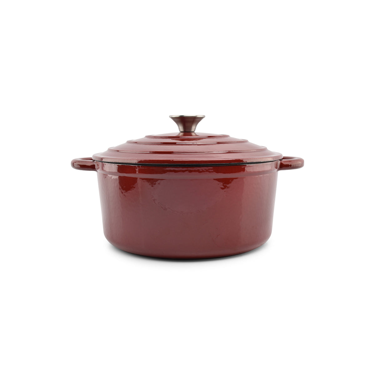 Salt & Pepper Kochtopf 26 cm Gusseisen rot Ferno – Produktansicht 1