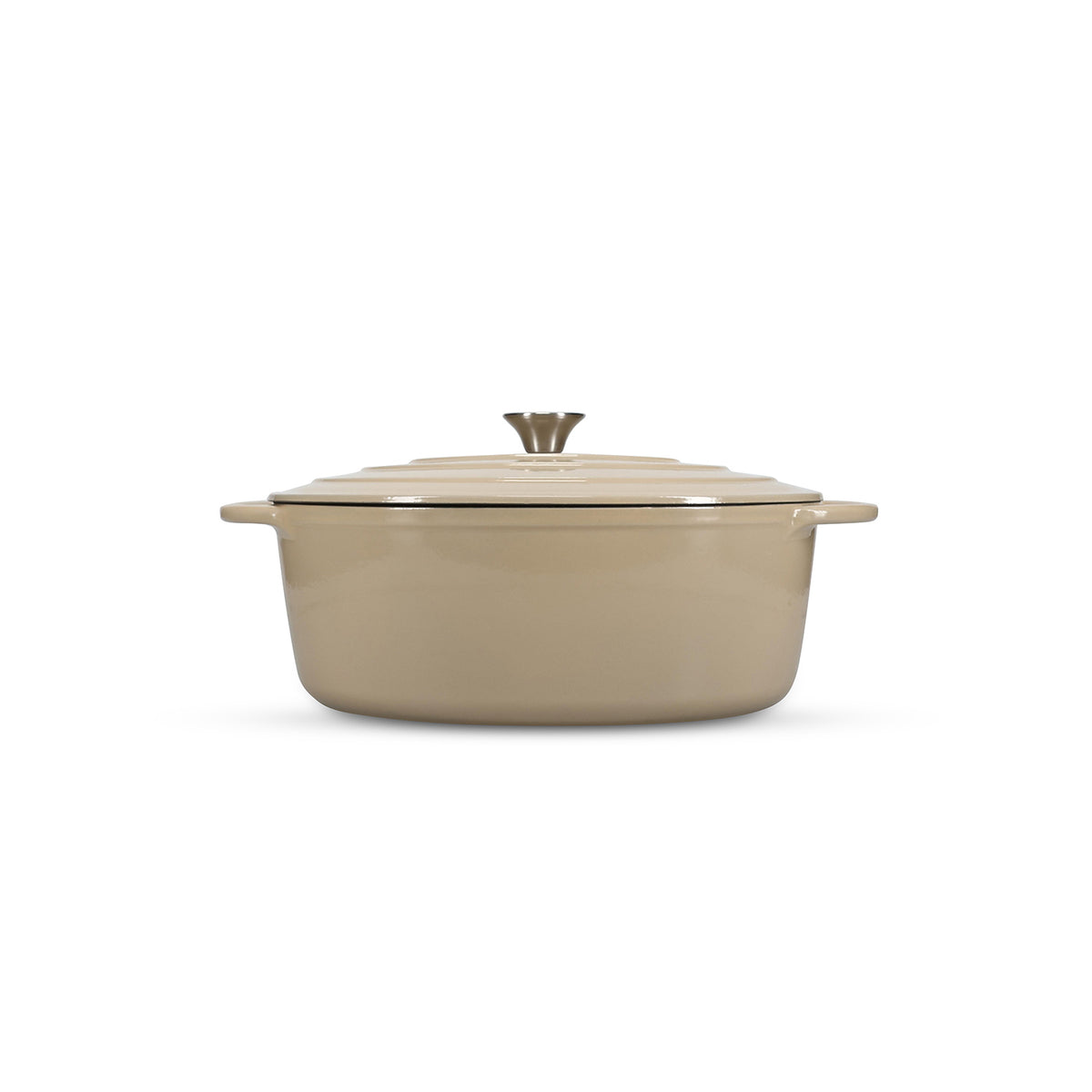 Salt & Pepper Kochtopf 41 x 26 cm, Gusseisen, beige, Ferno – Produktansicht 1